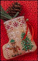 JN304 Gingerbread Elf Mouse Stocking  (Mouse not included) by Just Nan
