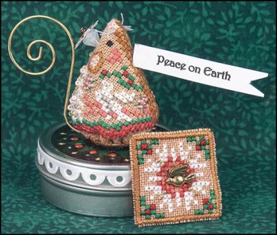 JN328 Gingerbread Peace on a Tin Limited Edition Series Ill  by Just Nan 