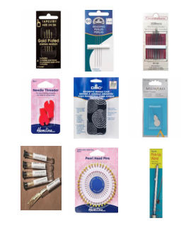 Needles, Needle Case, Pins, Tap Measure & Threaders
