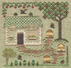 Bee Keeper's Cottage by Elizabeth's Needlework Designs