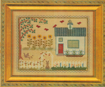 Sunflower Cottage by Elizabeth's Needlework Designs