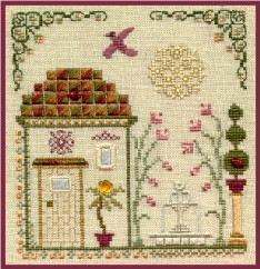 Ladybug Cottage by Elizabeth's Needlework Designs