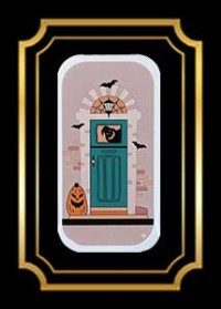 BHT02 Haunted Door by Just Nan  Only 1 in stock 
