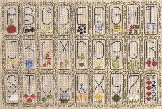 Friends Alphabet by Elizabeth's Needlework Designs