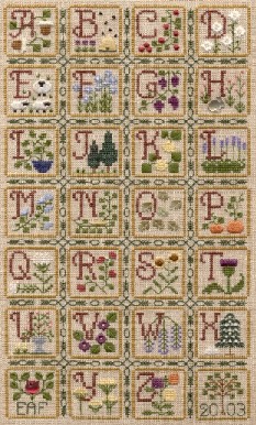 Nature's Alphabet by Elizabeth's Needlework Designs