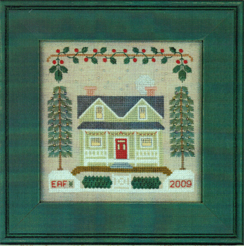 Christmas Tree Cottage by Elizabeth's Needlework Designs