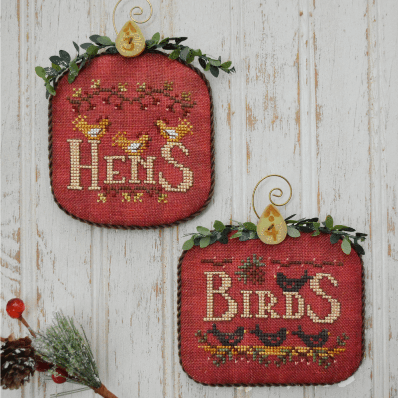 HD- 119 - 12 Days - Hens and Birds by Hands on Designs