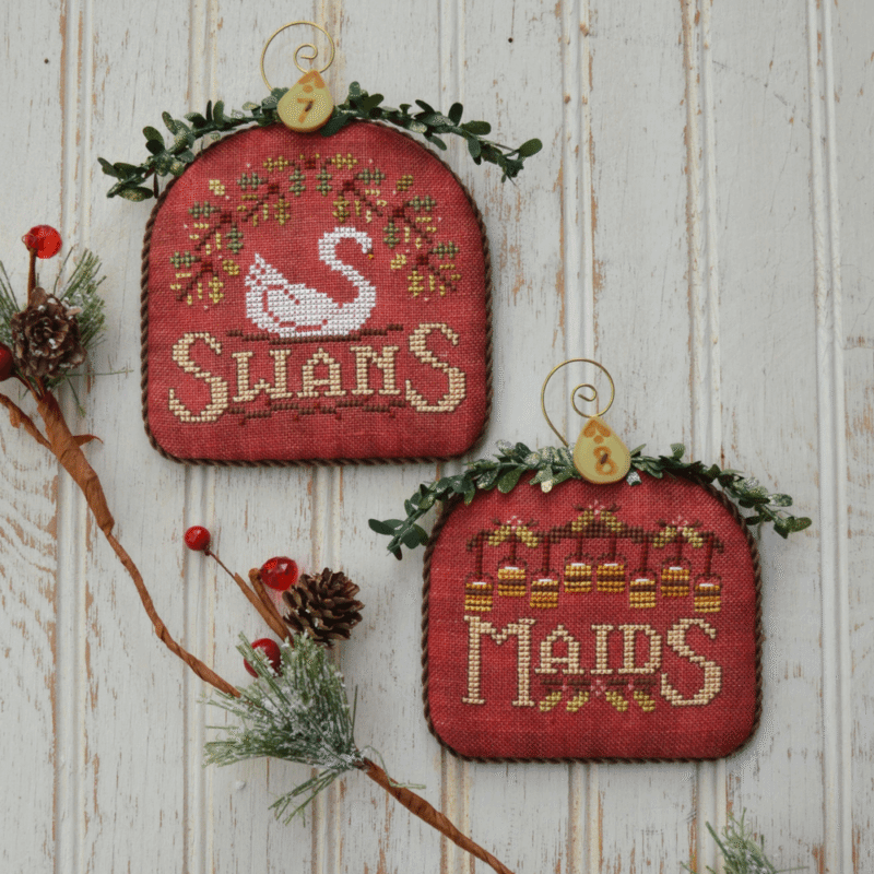 HD - 127 -12 Days - Swans and Maids by Hands on Designs