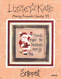 #S49 Merry Friends - Santa '03 by Lizzie Kate