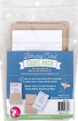 Library Card Label Pack by It's Sew Emma 