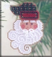 MHCSF33 Joyful Santa Charmed Ornament  Kit   