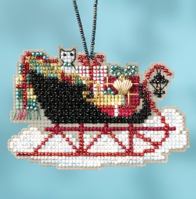 MH16-1732 Vintage Sleigh Ornament by Mill Hill 