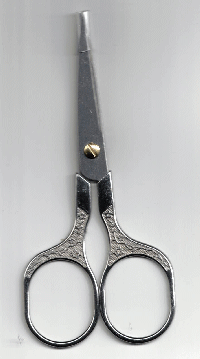 Floral  Silver Embroidery Sewing Scissors by Sew Cool 2 in stock