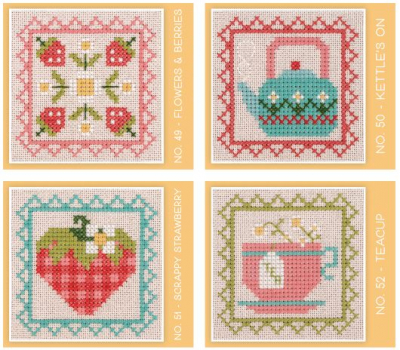 Its sew Emma - Stitch Cards - Set M (4 designs)