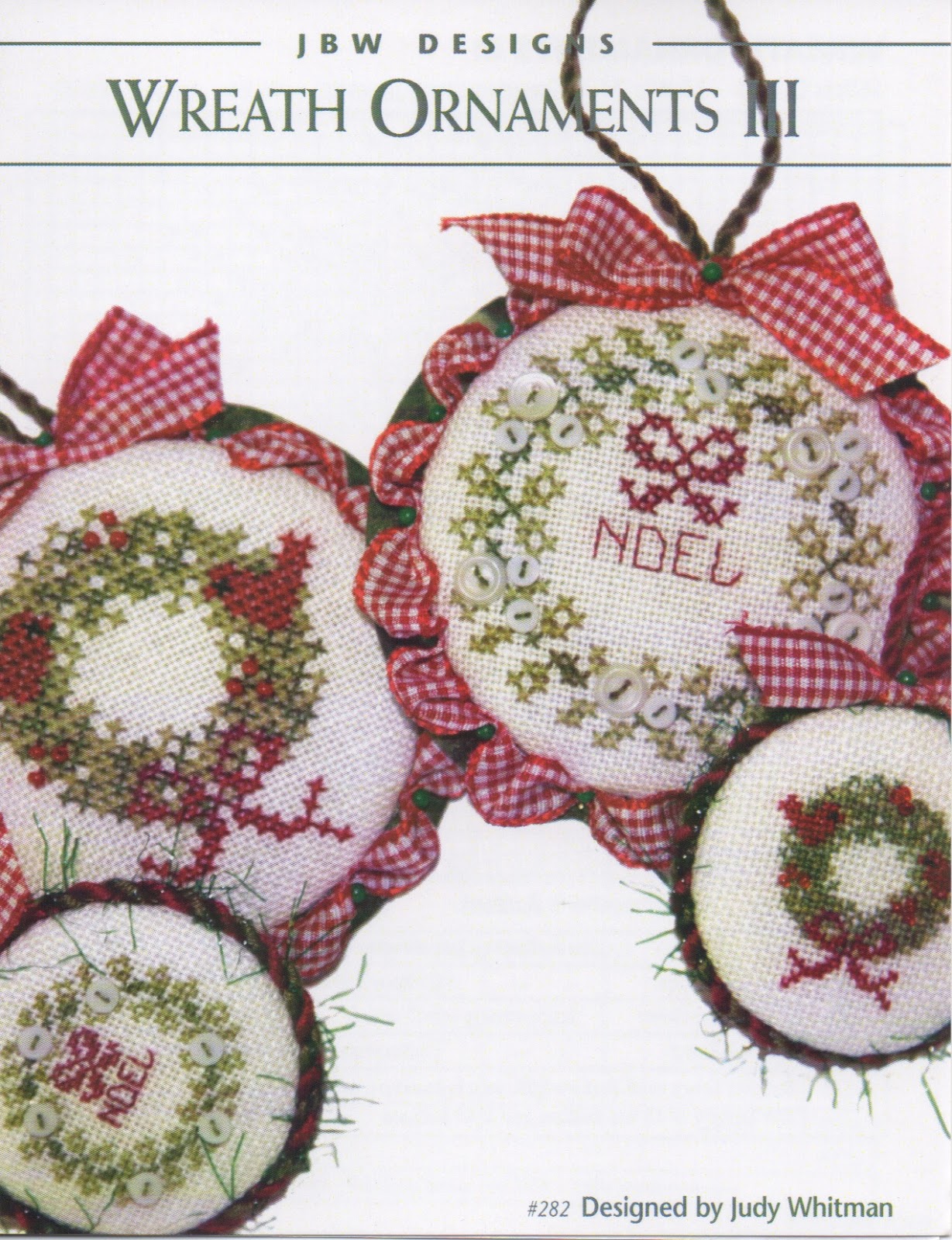 #282 Wreath Ornaments III  by JBW Designs