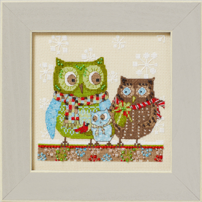 DM30-2414 Winter Owls by Mill Hill 