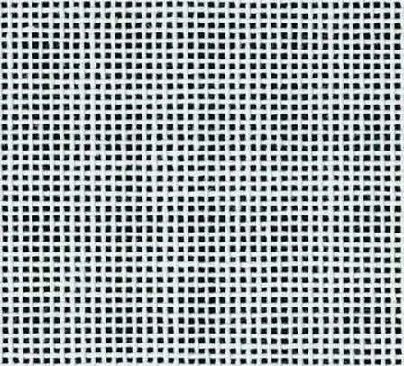 White 14 Threads per inch Single Mesh Canvas Per Metre 100cm x  100cm  