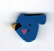 1166.S Small Blue Jay  by Just Another Button Company 
