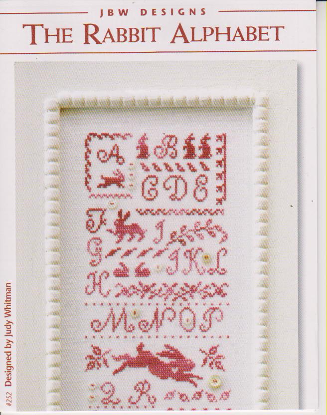 #252 The Rabbit Alphabet by JBW Designs 