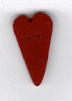 3309.L Large Red Heart  : by Just Another Button Company