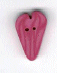 3341.M Medium Azalea Velvet Heart : by Just Another Button Company