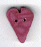3341.S Small Azalea Velvet Heart : by Just Another Button Company