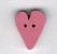 3417.S Small Baby Pink Heart  : by Just Another Button Company