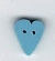 3418.S Small Baby Blue Heart : by Just Another Button Company