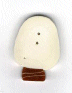 4430.Large White Bulb   by Just Another Button Company