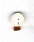 4430.T Tiny White Bulb  by Just Another Button Company