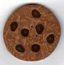 4500.X Extra Large Chocolate Chip Cookie  by Just Another Button Company