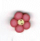 2221.T Tiny Pink Flower by Just Another Button Company