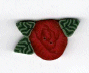2262.S Small Red Rose by Just Another Button Company