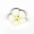 2279.S Small White Flower by Just Another Button Company