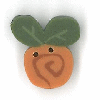2309.T Tiny Pumpkin Swirly Bud by Just Another Button Company