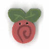 2310.T Tiny Raspberry Swirly Bud   by Just Another Button Company