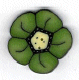 cb1000.L Large Lime Wildflower by Just Another Button Company