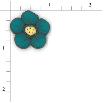 cb1002.L Large Teal Wildflower
