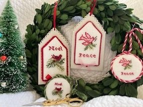 #410 French Christmas Tags II by JBW Designs