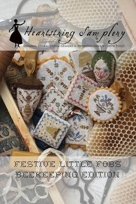 Festive Little Fobs 4 - Beekeeping Edition by Heartstring Samplery RRP £10.00