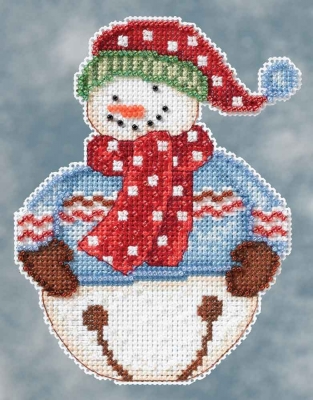Christmas Eve Beaded Counted Cross Stitch Ornament Kit Mill Hill 2020 Winter Holiday MH182031 