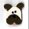  1228.L Large Dog  by Just Another Button Company 