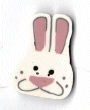  1227.L Large Rabbit by Just Another Button Company 