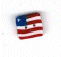 3301.T Tiny Square Flag by Just Another Button Company