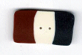 3433.S Small French Flag by Just Another Button Company