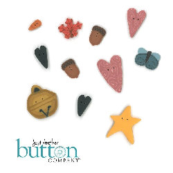 7038 Cottage Charms (book) by Art to Heart  -   button pack by Just Another Button