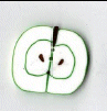 2207.Granny Smith Apple by Just Another Button Company
