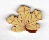 2274.S Small Yellow Maple Leaf   by Just Another Button Company