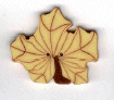 2274.L  Large Yellow Maple Leaf   by Just Another Button Company