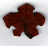 2280.L  Large Red Maple Leaf    by Just Another Button Company